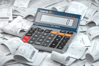 Calculator in receipts