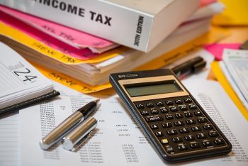 Calculator and Tax Book